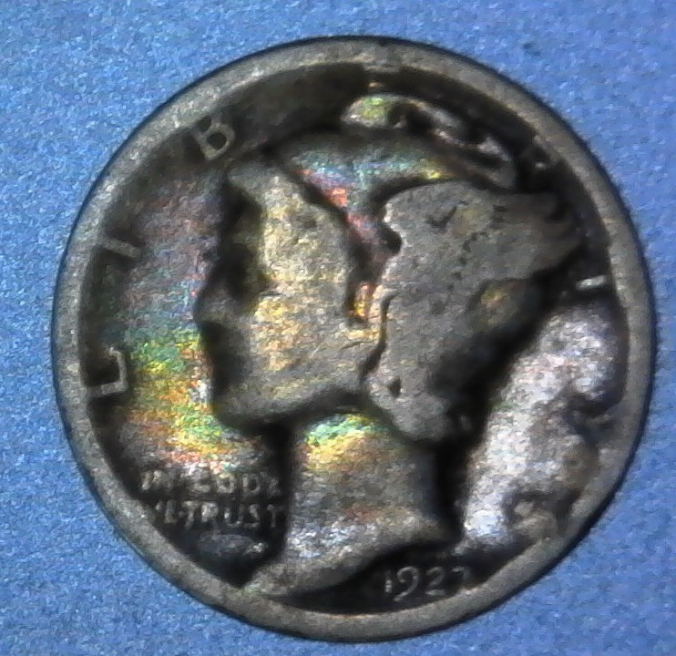 1927-D Mercury Dime, 90% Silver, . #1 1927-D Mercury Dime, 90% Silver, . #1