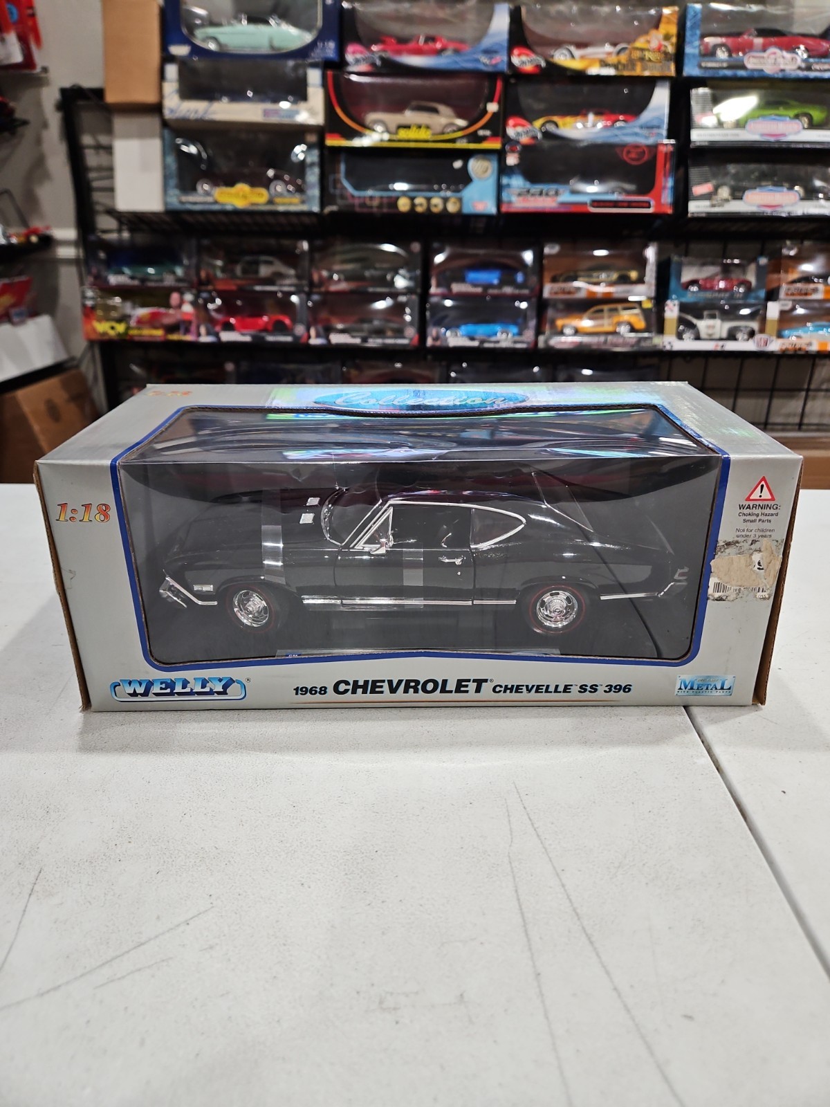 1:18 1968 Chevelle SS 396 WELLY - USA 🇺🇸  INCLUDED - 🇺🇸 