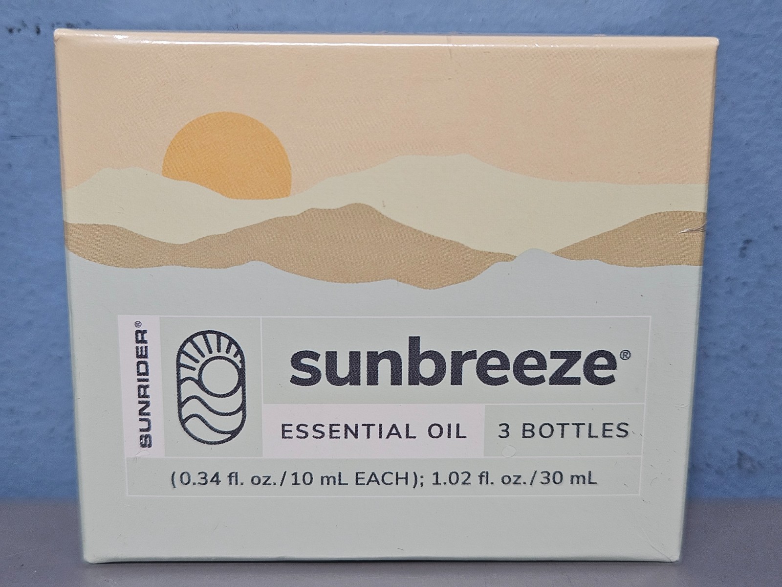 Sunrider Sunbreeze Essential Oil - 3 Bottles x 10 mL - Exp 5/2028 - New & Sealed