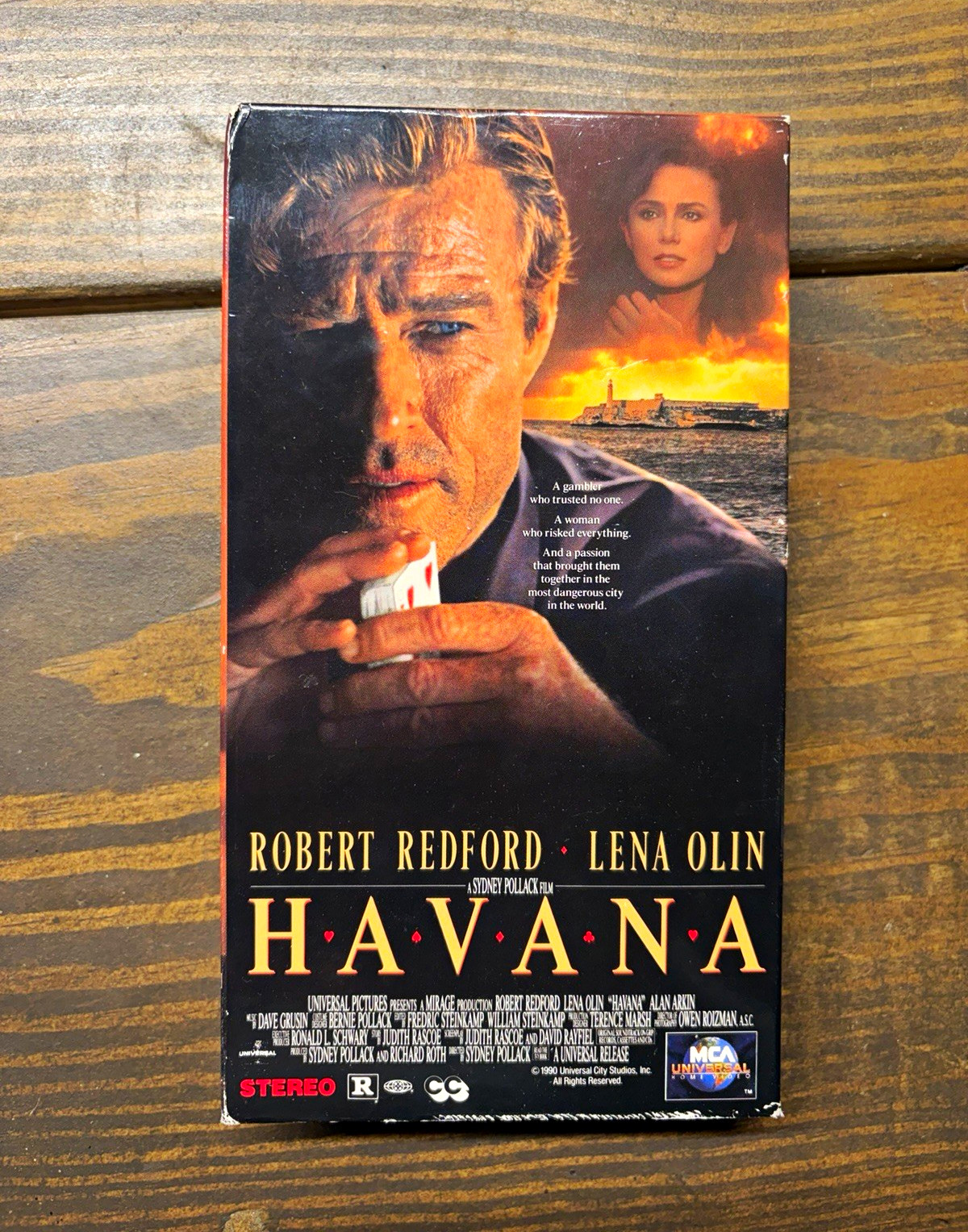 Universal Havana VHS Tape NTSC 1990 R Sydney Pollack Robert Redford Olin