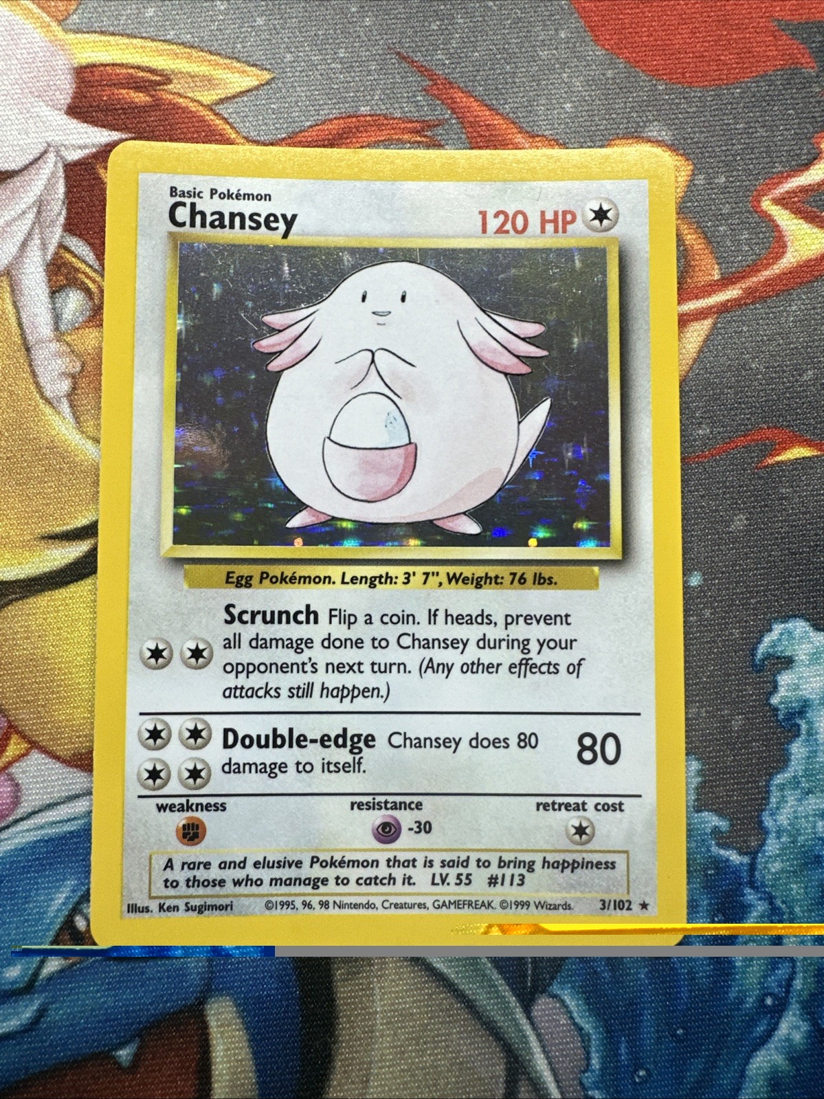 Chansey 003/102 Base Set Holo