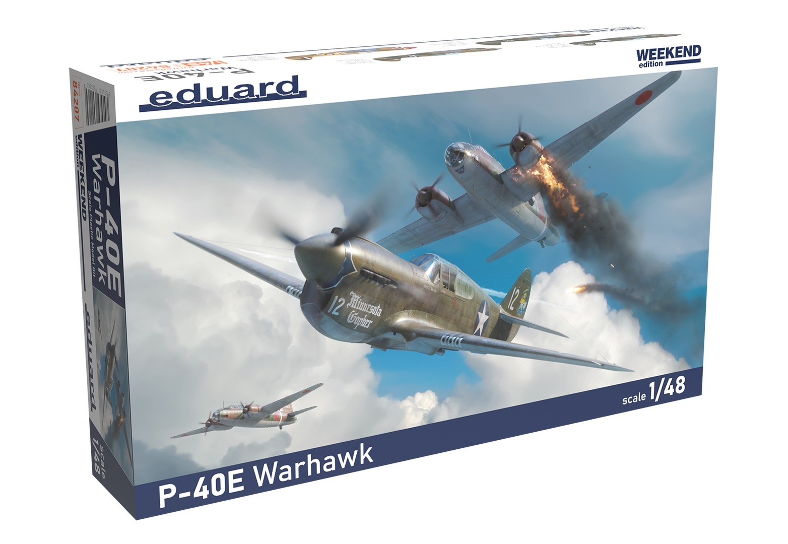 Eduard 84207 Curtiss P-40E Warhawk 1/48 Scale Plastic Model Kit Eduard 84207 Curtiss P-40E Warhawk 1/48 Scale Plastic Model Kit