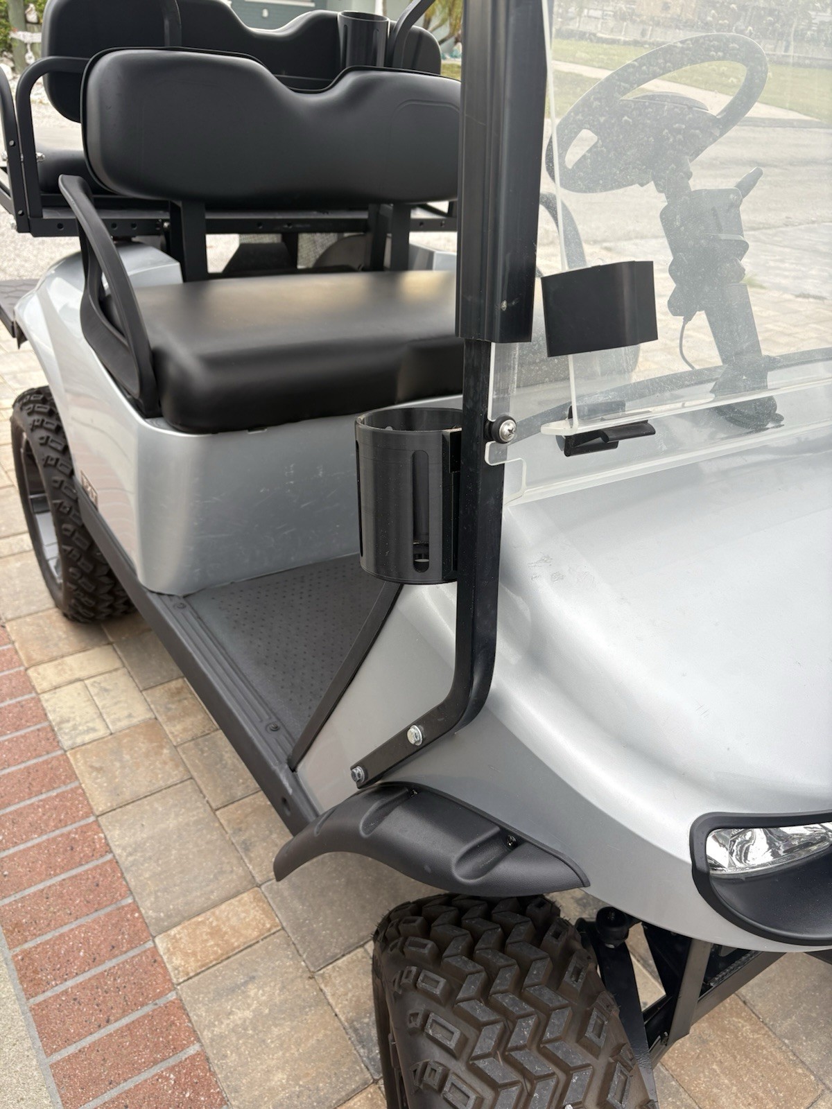 2 BIG GOLF CART CUP HOLDERs Oversized Fits Most Yeti RTIC INSULATED cups COLORS