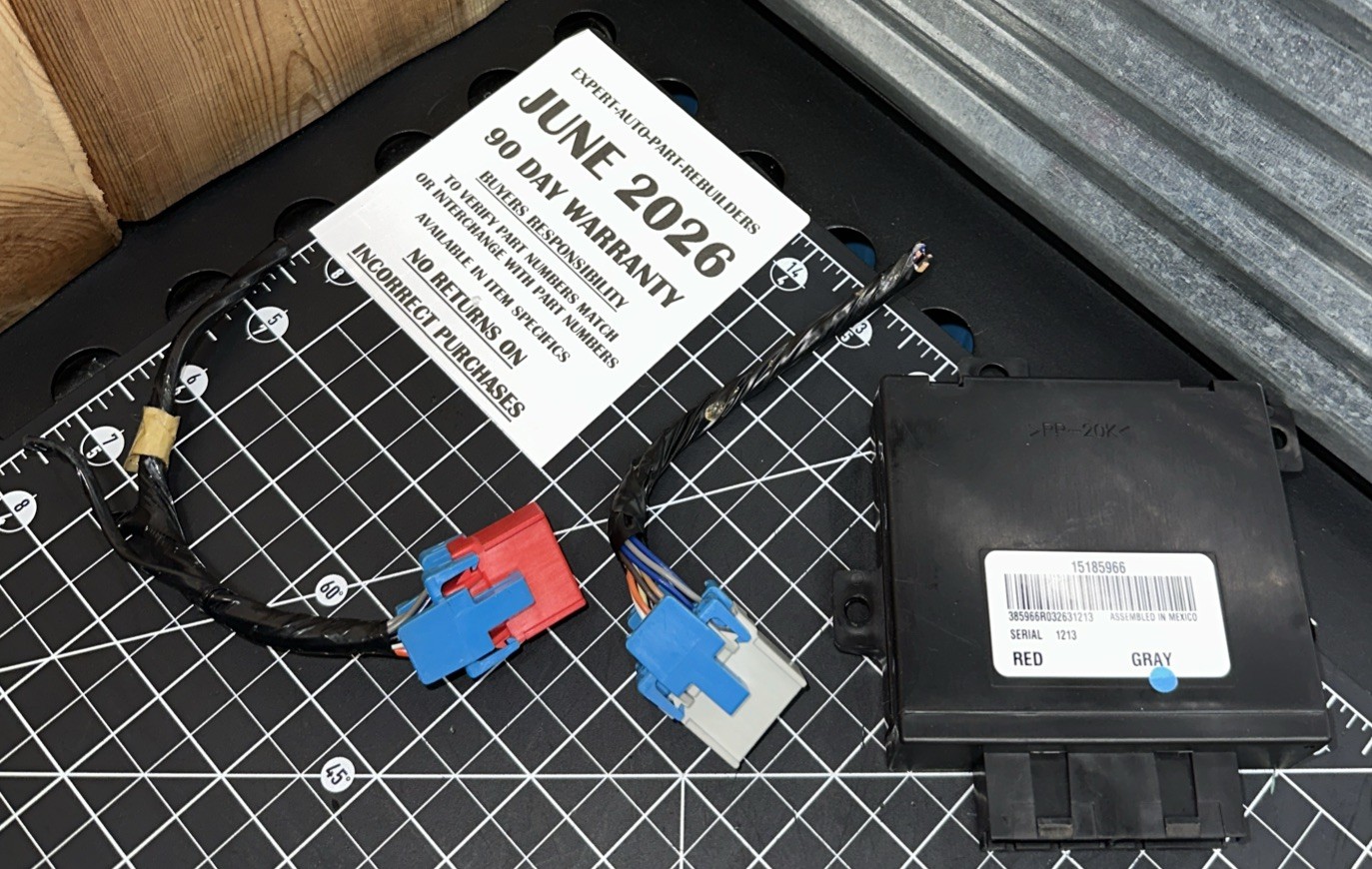 TAHOE ESCALADE YUKON SUBURBAN REAR A/C HVAC CONTROL MODULE OEM PART # 15185966