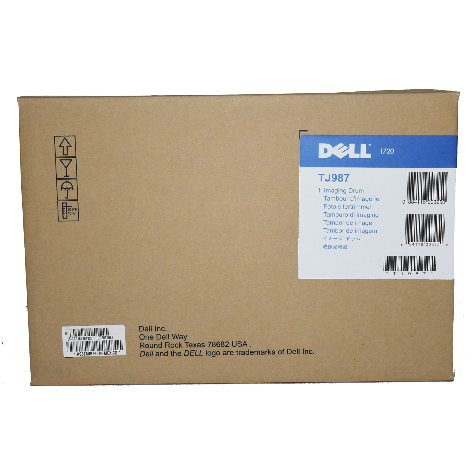 Genuine Dell 1720 1720dn Laser Printer 30K Pages Yield Imaging Drum Kit TJ987 Genuine Dell 1720 1720dn Laser Printer 30K Pages Yield Imaging Drum Kit TJ987