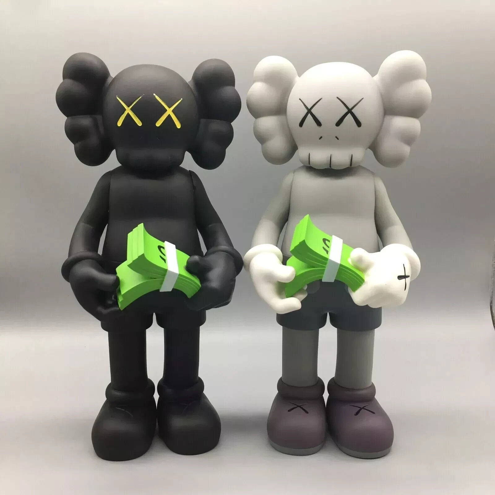 USA Seller For Kaws Fans Counting Money Action Figure Statue 12in USA Seller For Kaws Fans Counting Money Action Figure Statue 12in