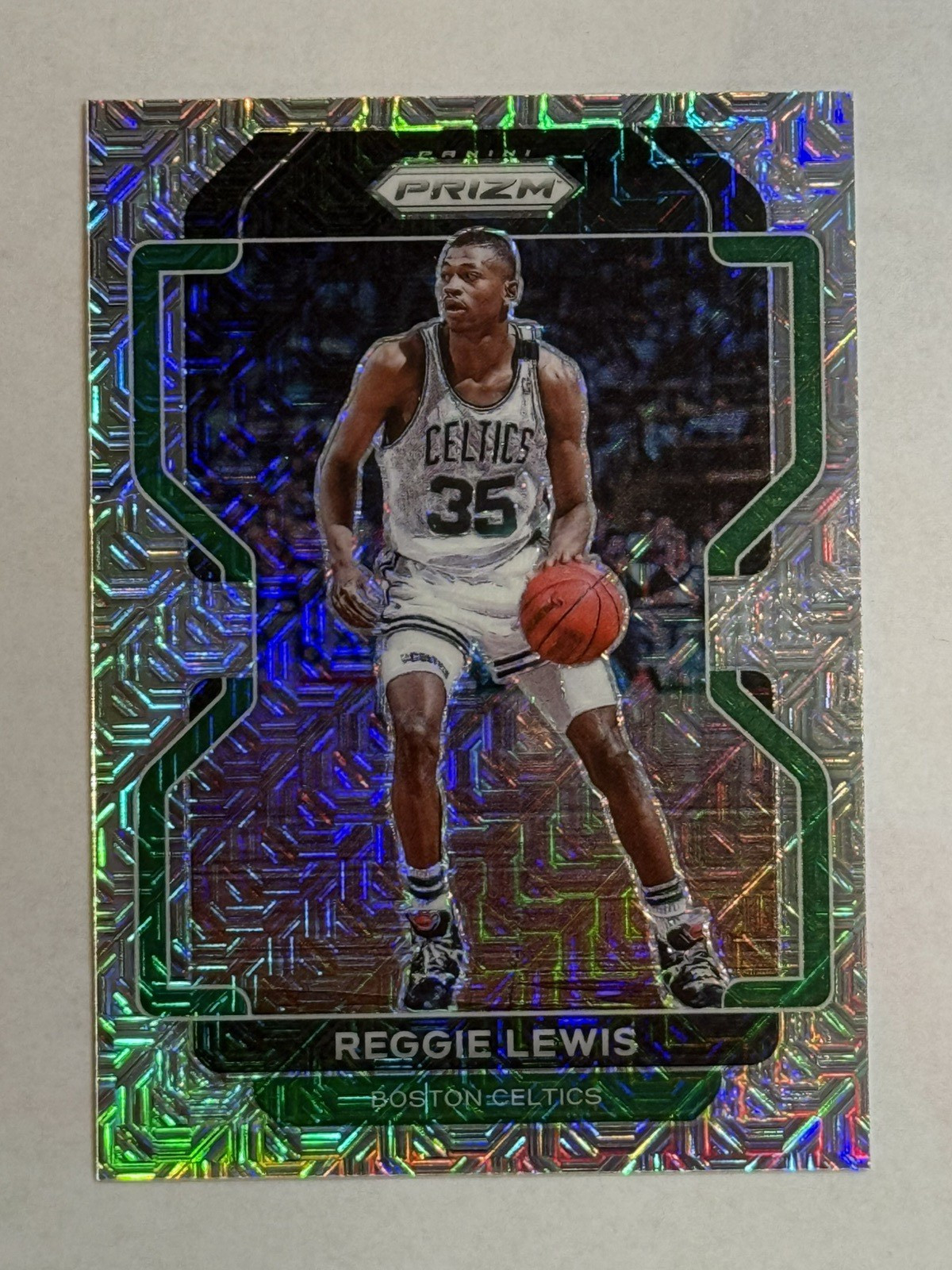 2021-22 Panini Prizm - Reggie Lewis #279 Mojo Prizm /25 Boston Celtics