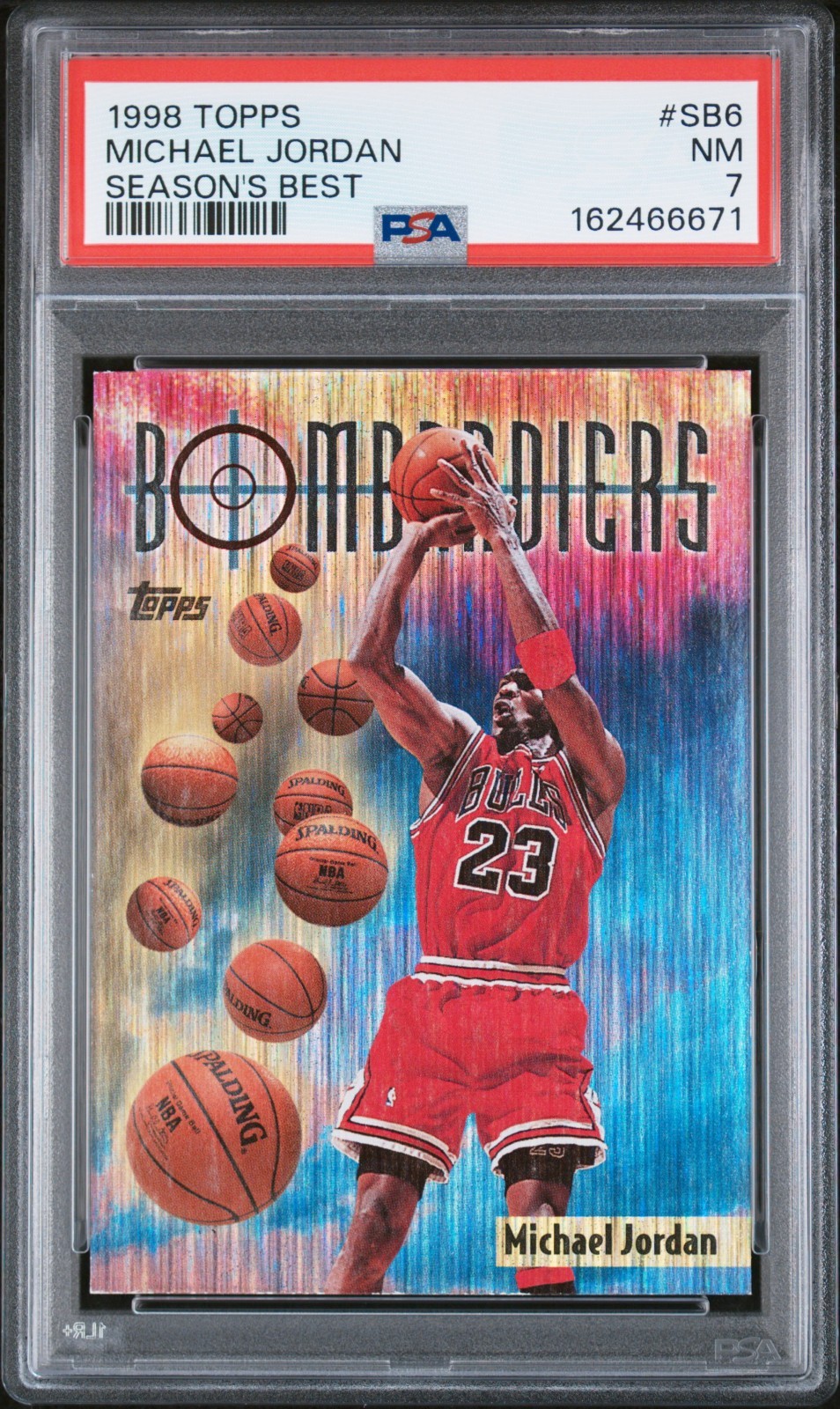 1998-99 Topps Season\'s Best Bombardiers Michael Jordan #SB6 PSA 7 - SEND OFFERS 1998-99 Topps Season\'s Best Bombardiers Michael Jordan #SB6 PSA 7 - SEND OFFERS