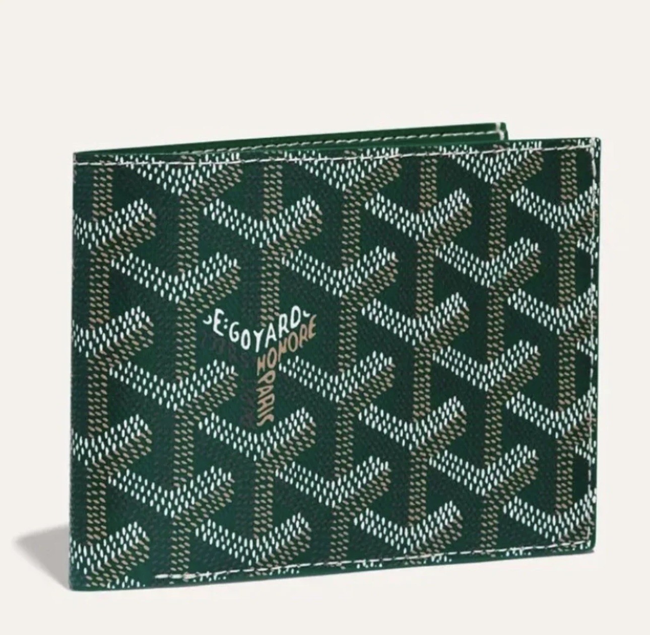 Brand New w/Box and Dustbag Goyard Victoire Bifold Wallet Green Brand New w/Box and Dustbag Goyard Victoire Bifold Wallet Green