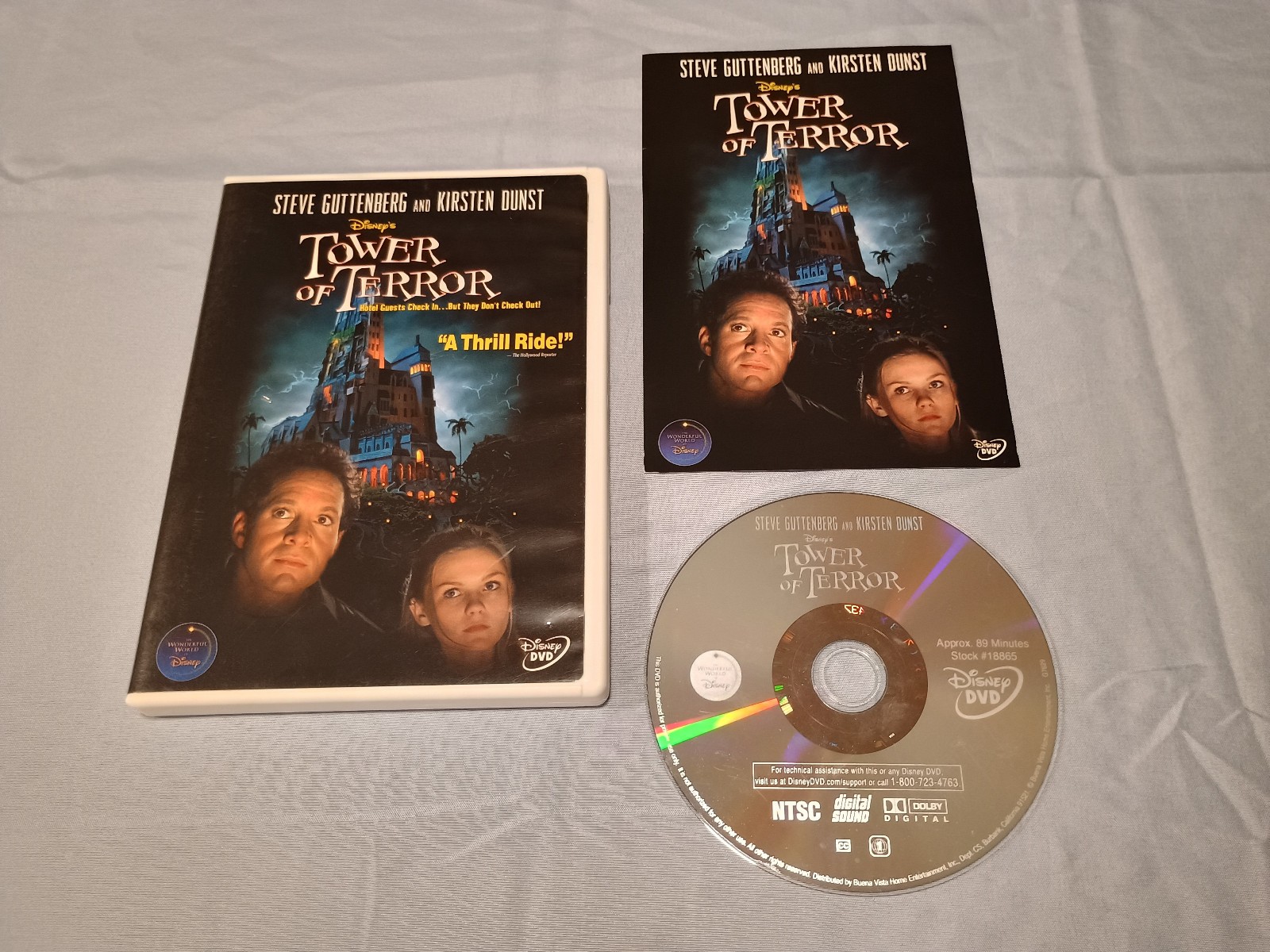 Disney's Tower of Terror DVD Steve Guttenberg Kirsten Dunst