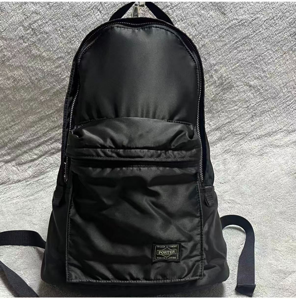 PORTER TANKER Daypack Backpack Black Nylon Yoshida Kaban Made in Japan