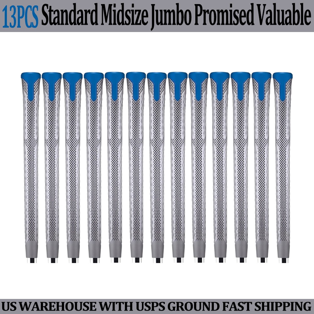 13PCs Golf Club Grip Golf Grip TPE Rubber Golf Grip Anti-Slip Softest Grip
