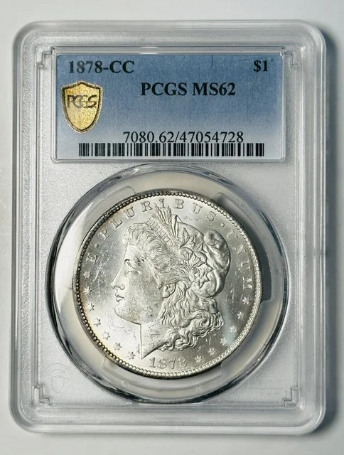 1878-CC Morgan Silver Dollar PCGS MS-62 CARSON CITY