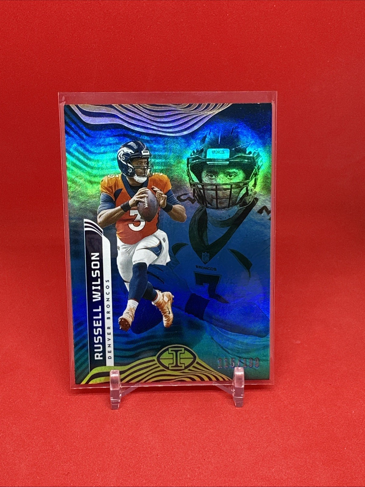 2022 Panini Illusions #27 Russell Wilson Trophy Collection Light Blue #/199 2022 Panini Illusions #27 Russell Wilson Trophy Collection Light Blue #/199