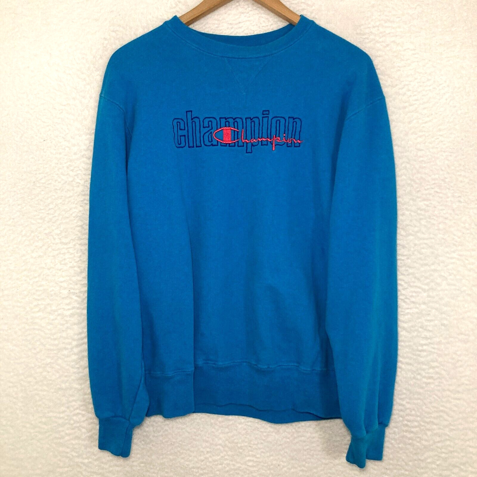 Vtg 80s Champion USA Made Sweatshirt Adult XL Embroidered Spellout Pullover Vtg 80s Champion USA Made Sweatshirt Adult XL Embroidered Spellout Pullover