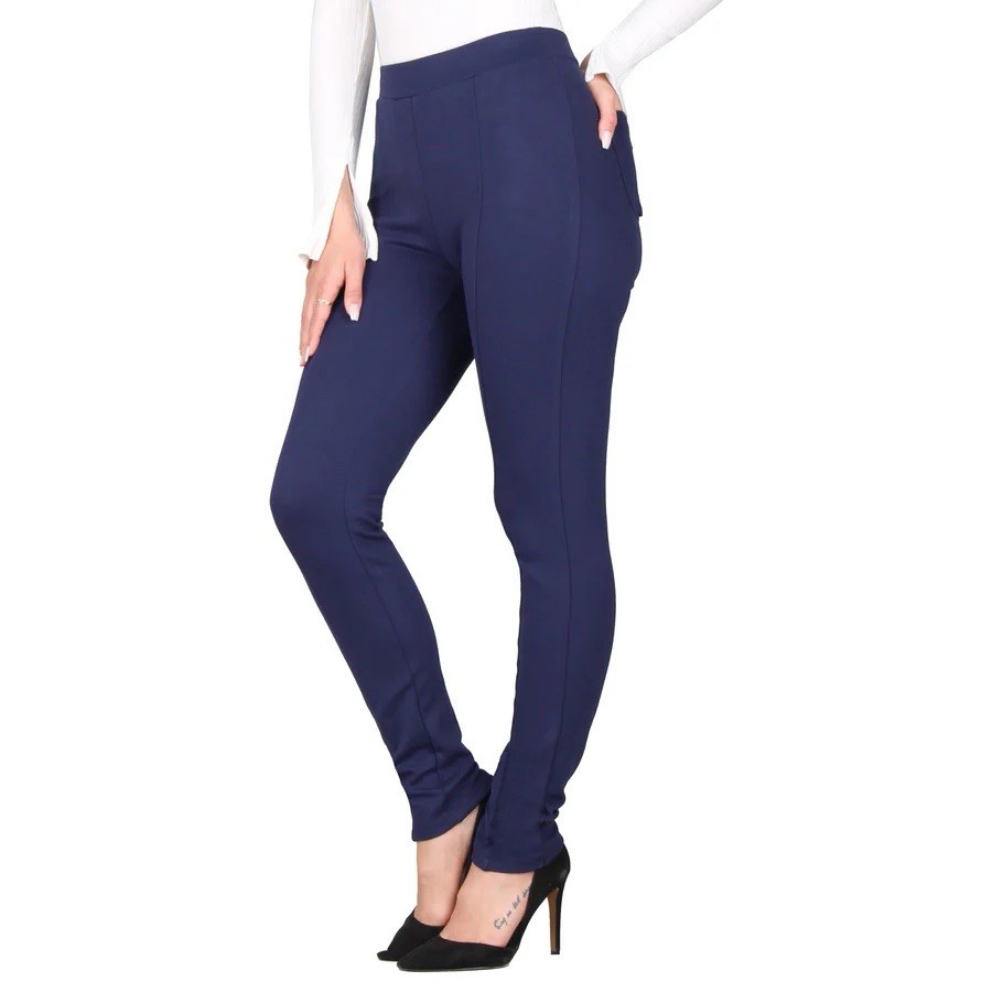 Lildy Leggings Casual Pants Small/Medium Stretch Back Pockets Navy Lildy Leggings Casual Pants Small/Medium Stretch Back Pockets Navy
