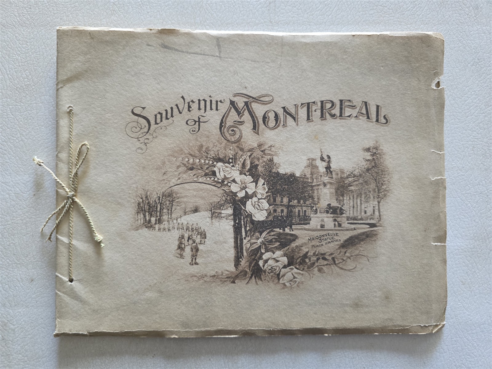 Montreal Canada, Antique Book Portfolio of Photographs c `899, 15 Photogravures