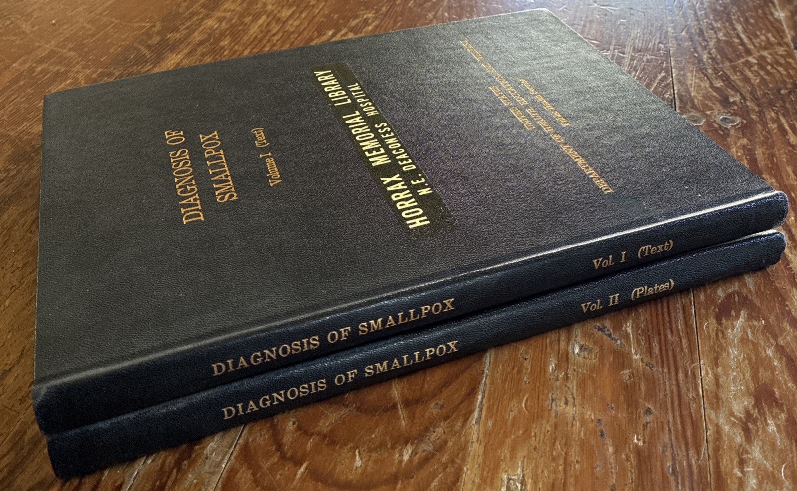 Diagnosis of Smallpox 2 Volumes 1966 US Dept of H E W Limited to 300 Copies