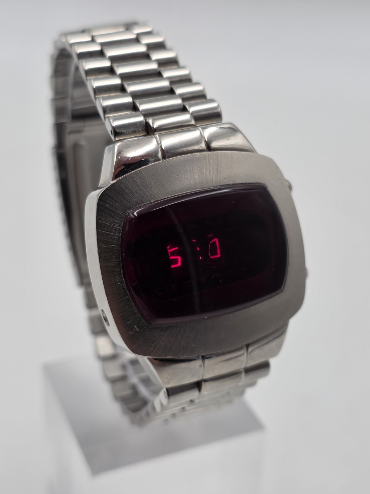 Rare Vintage 1960s Eagle USA EA101 LED Digital Watch Red Display Space Age Works Rare Vintage 1960s Eagle USA EA101 LED Digital Watch Red Display Space Age Works