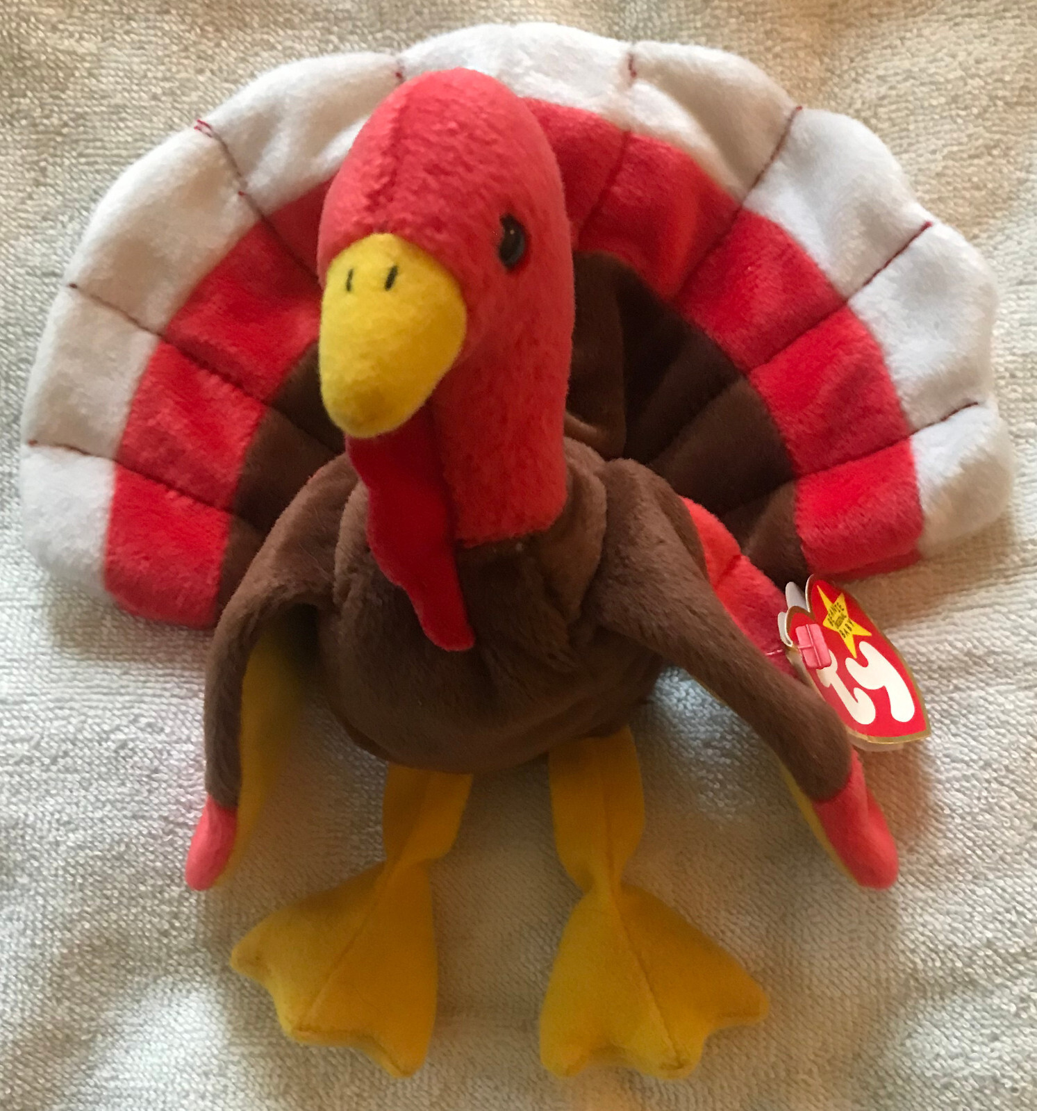 rare-1996 gobbles the turkey ty beanie baby rare-1996 gobbles the turkey ty beanie baby