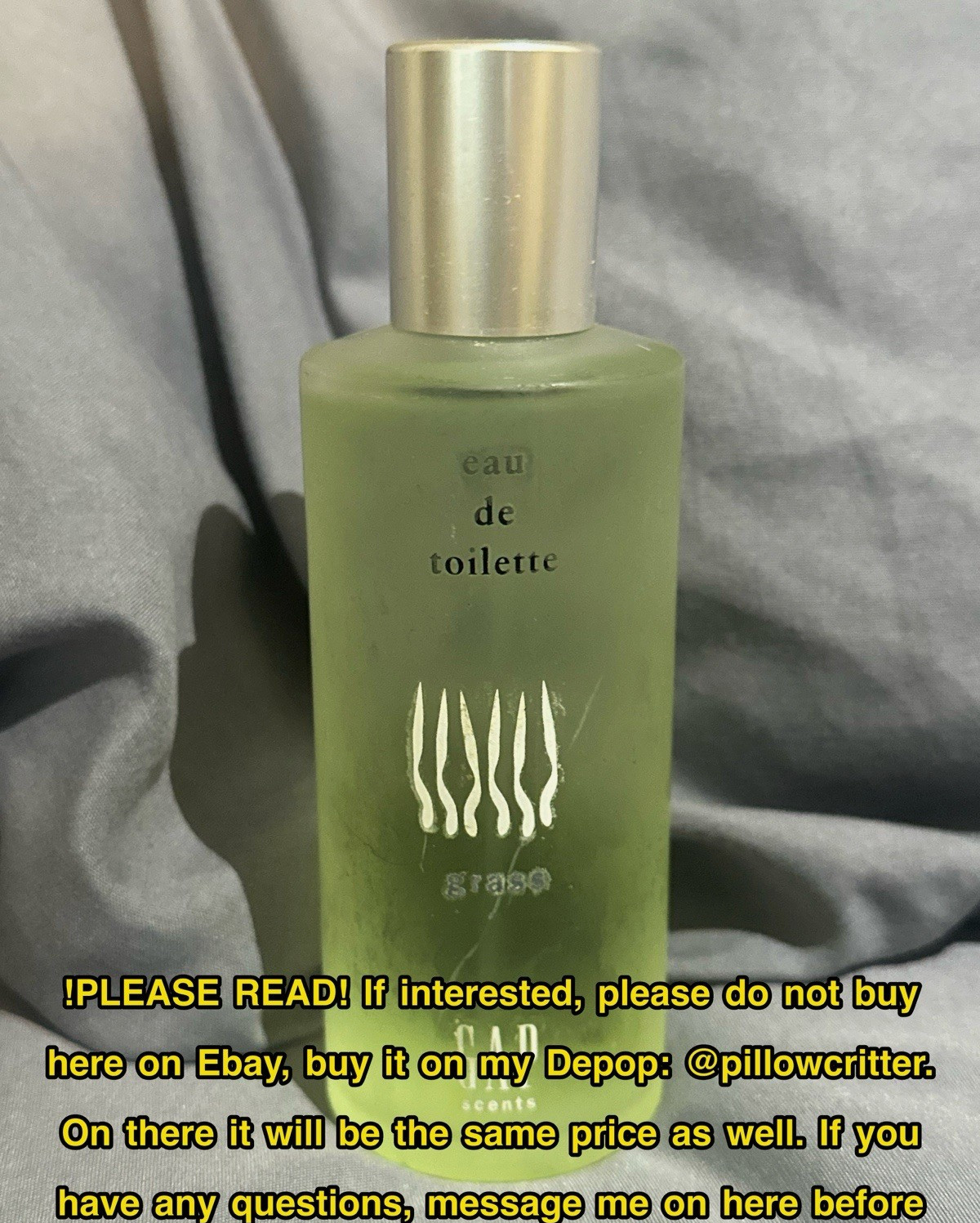 *VINTAGE RARE* 1990s GAP grass eau de toilette with full 4oz juice (Read Photo) *VINTAGE RARE* 1990s GAP grass eau de toilette with full 4oz juice (Read Photo)