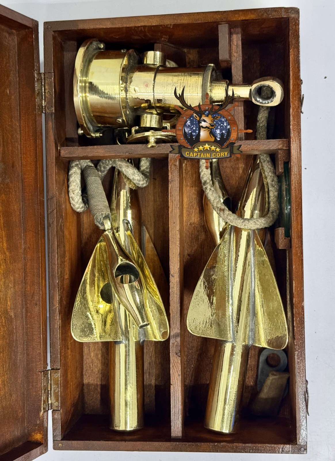 Vintage Thos Walker Birmingham Brass Mechanical Ship Log Maritime Collectible