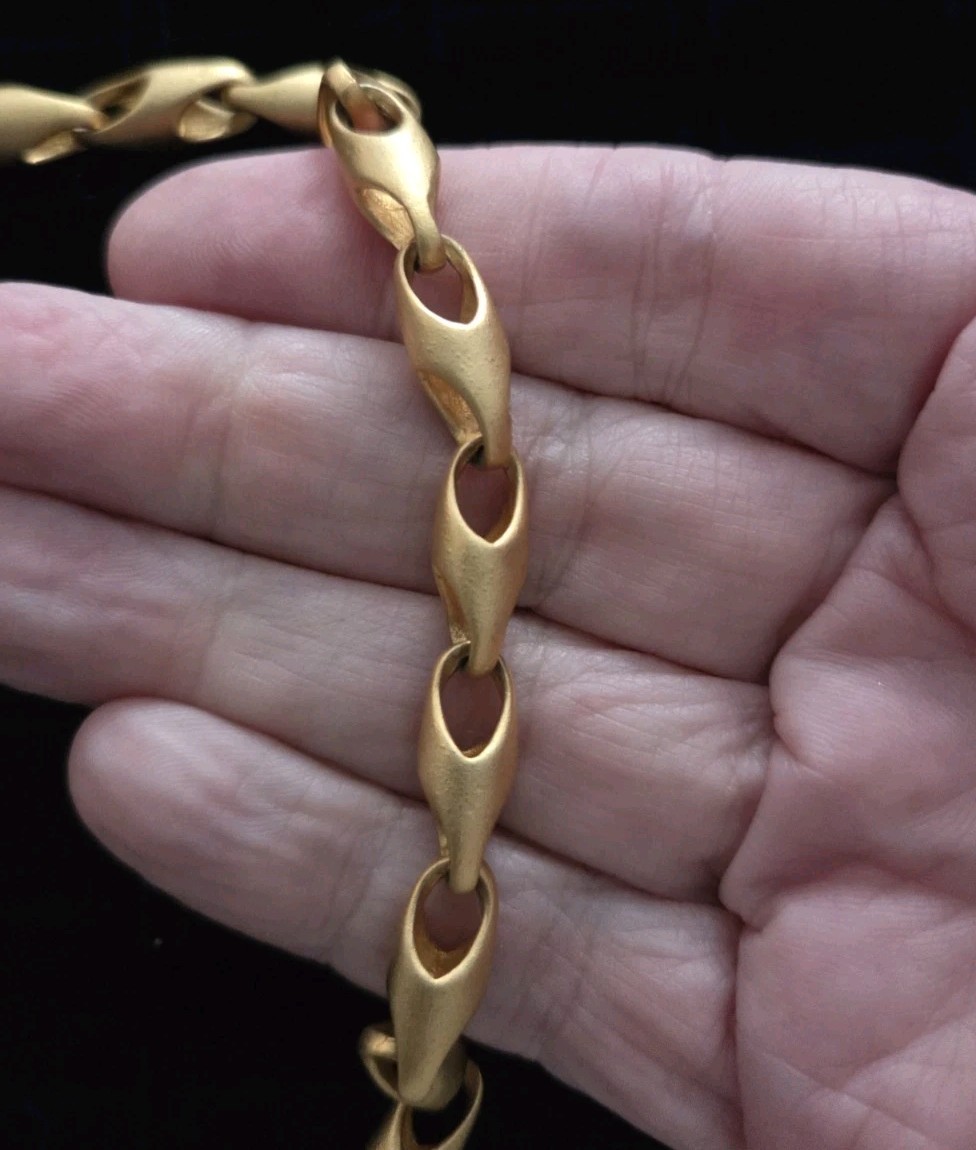 GORGEOUS Vintage Signed PISCITELLI Bracelet 7.5