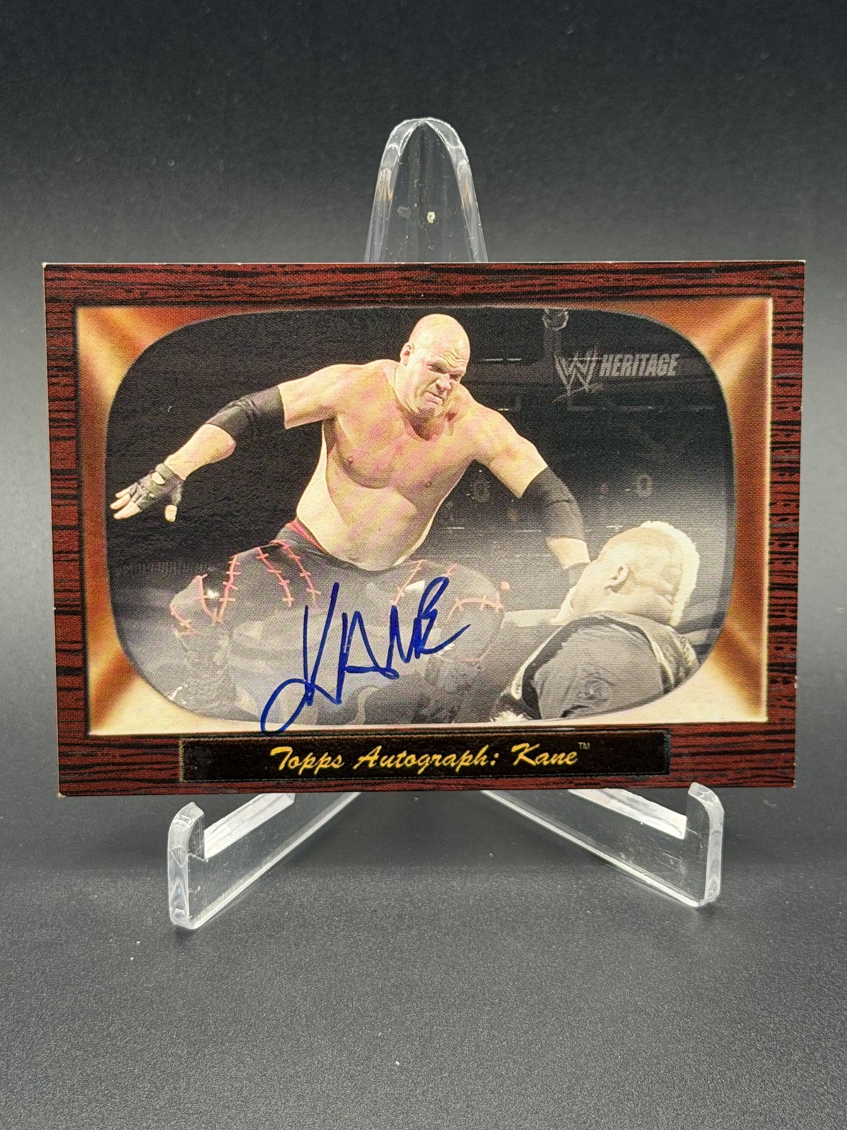 2005 Topps Heritage WWE #NNO Kane Authentic Autographs 2005 Topps Heritage WWE #NNO Kane Authentic Autographs