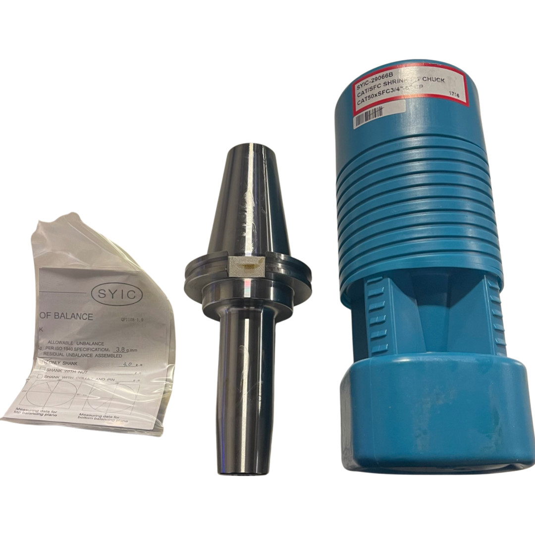 Techniks CAT50 Shrink Fit Tool Holder & Adapter 3/4\