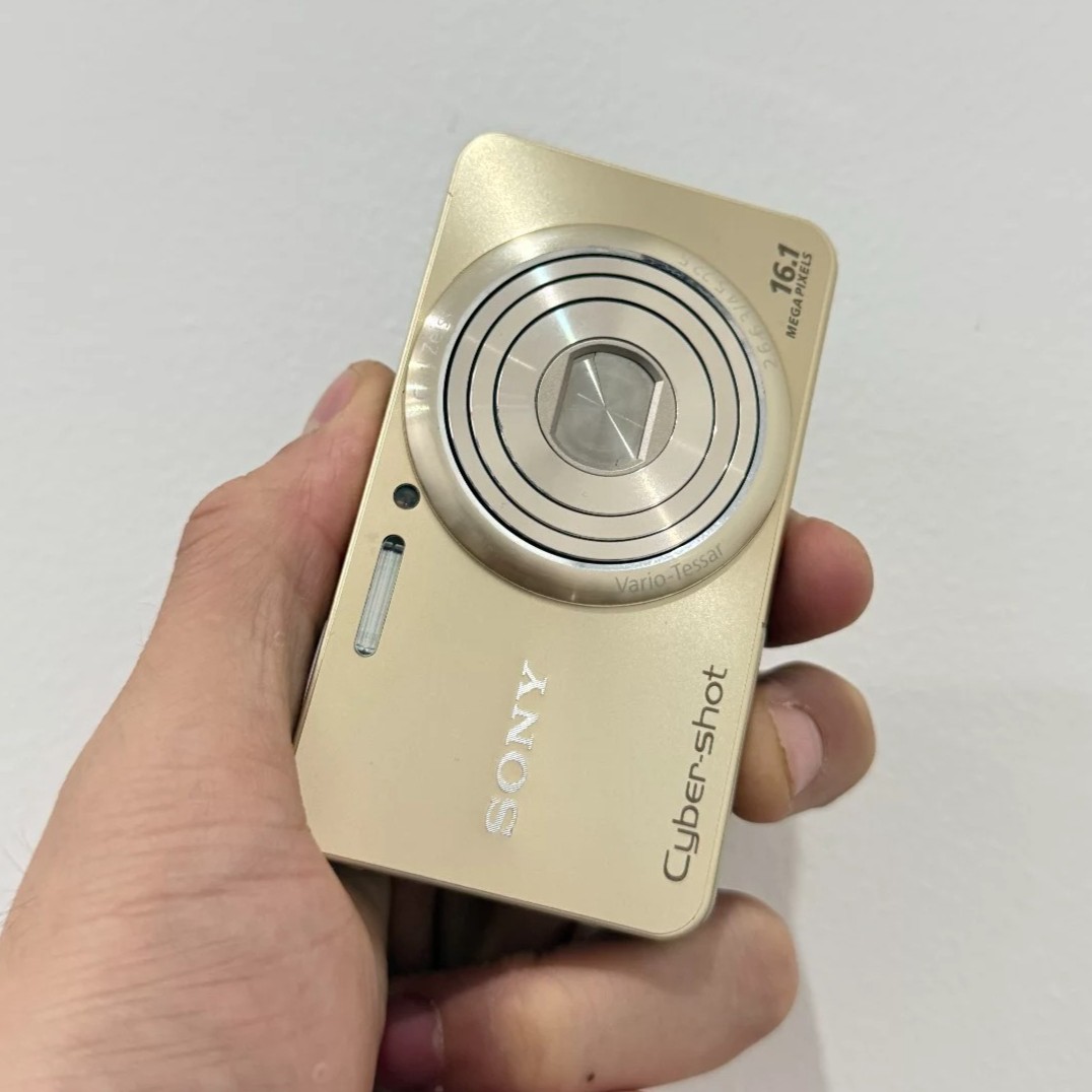 Sony Cyber-shot DSC-W570 Digital Camera 16.1MP 5x Zoom Gold Fast Shipping