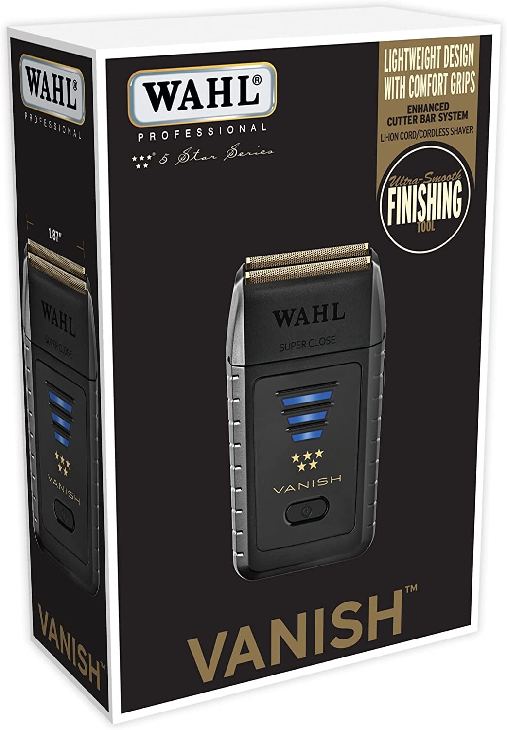 NEW Professional 5 STAR SERIES VANISH SHAVER CORD LESS BLACK #8173-700 US STOCK
