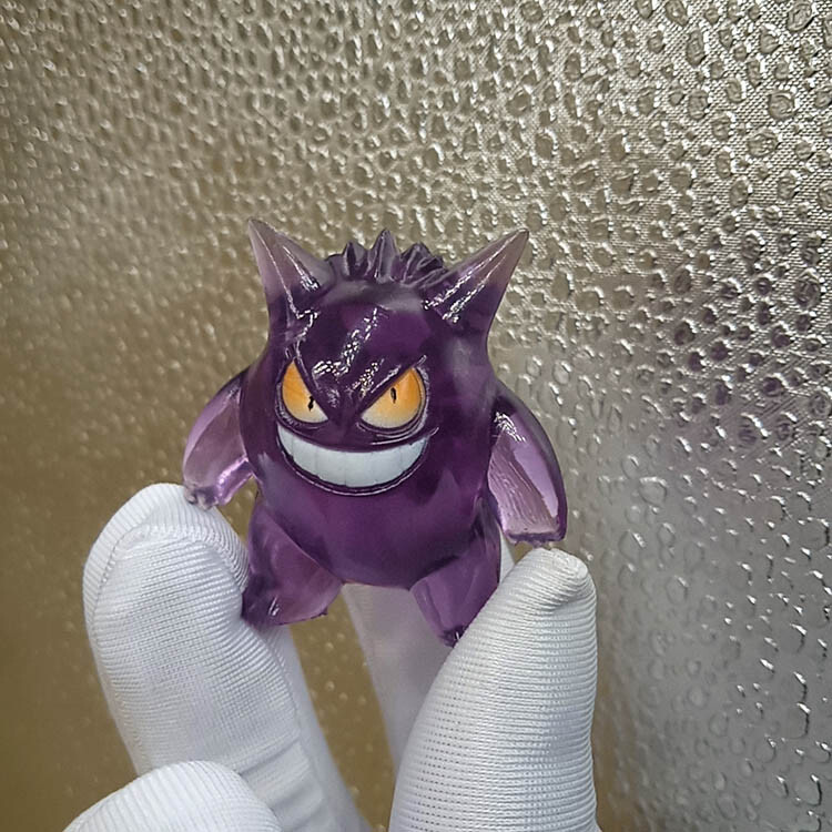 Rare Action Figure Nintendo TOMY Toys Purple Transparent Gengar 2
