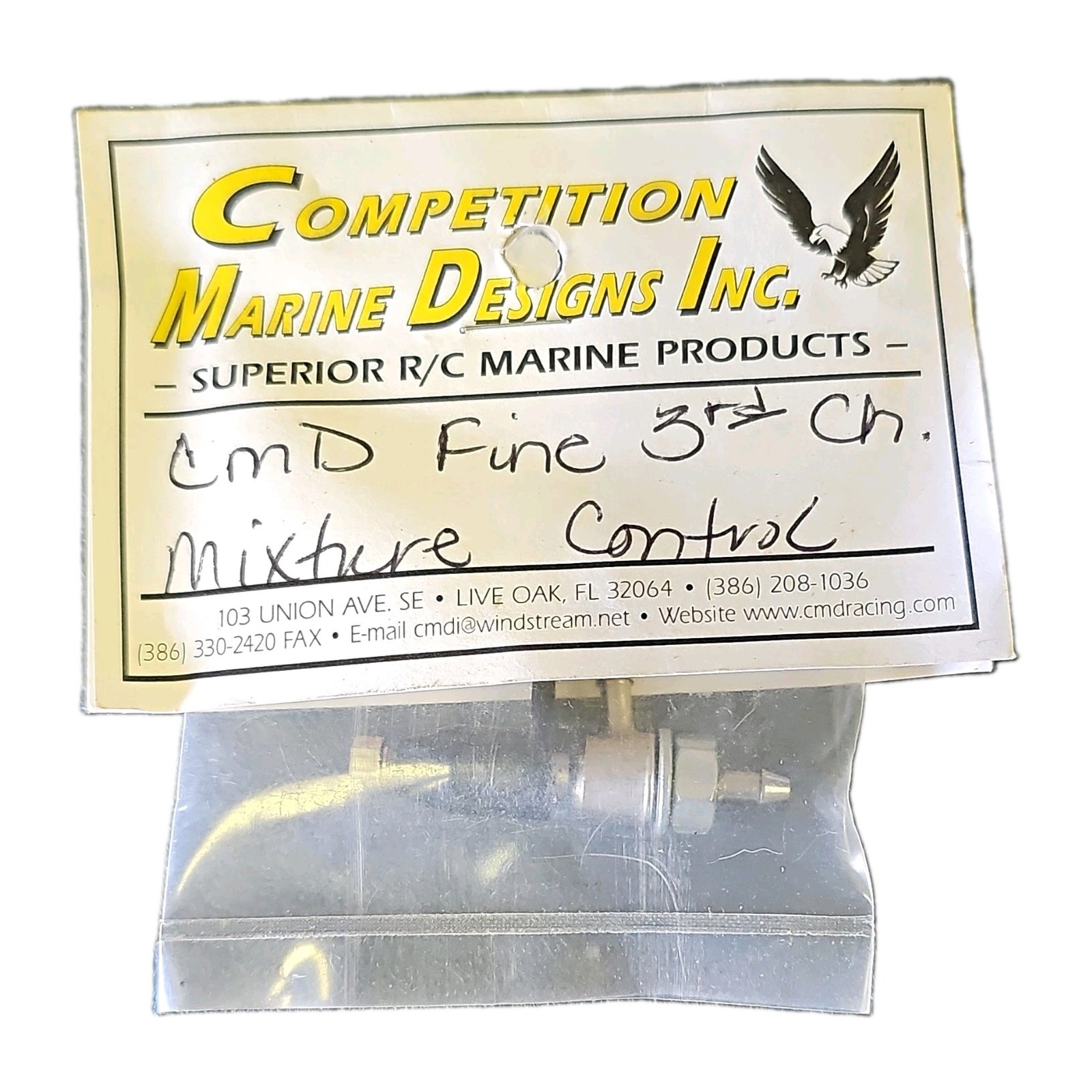 Competition Marine Designs - CMD Fine 3rd Ch. Mixture Control