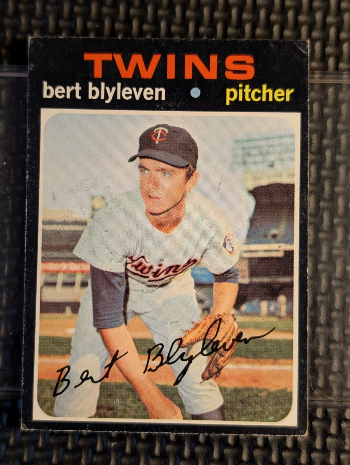 1971 Topps Bert Blyleven #26 RC Rookie Minnesota Twins HOF VG-EX Raw Centered