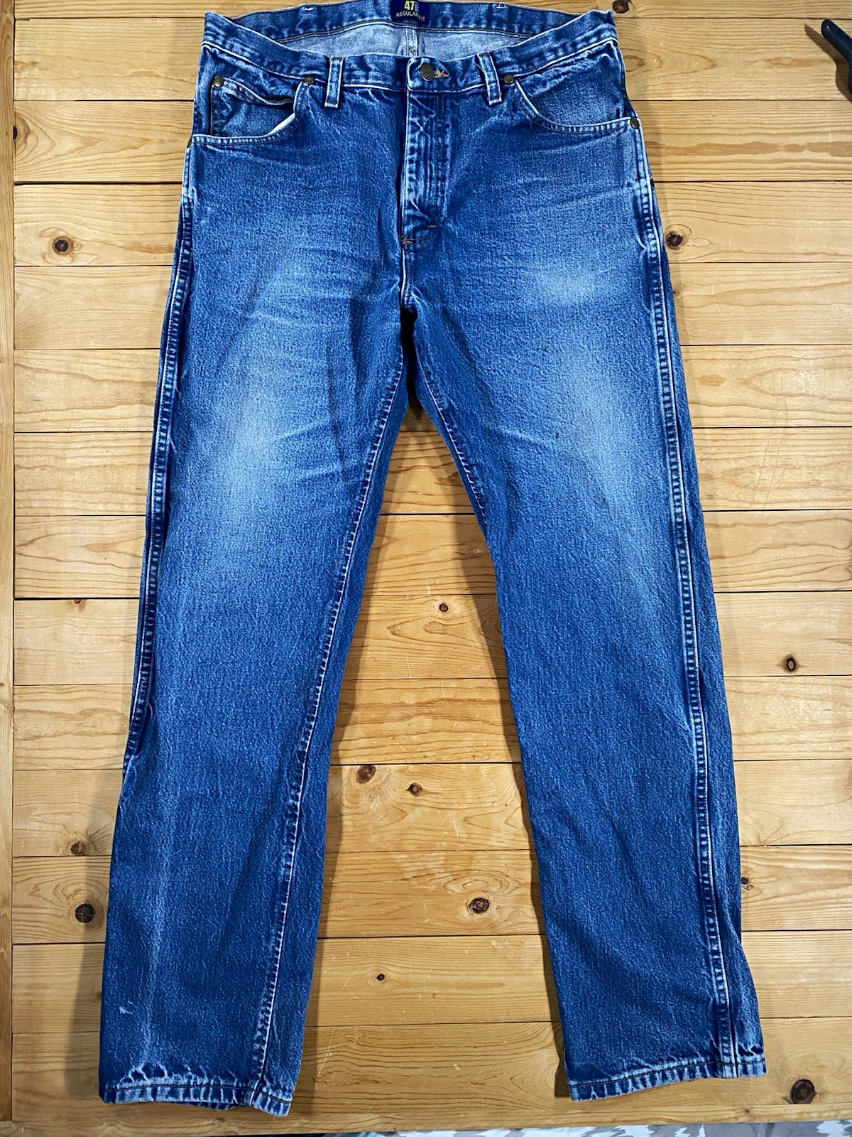 Wrangler Men\'s 47MWZ Reg Fit Blue Jeans 36x34 Heavyweight Made in USA Vintage Wrangler Men\'s 47MWZ Reg Fit Blue Jeans 36x34 Heavyweight Made in USA Vintage