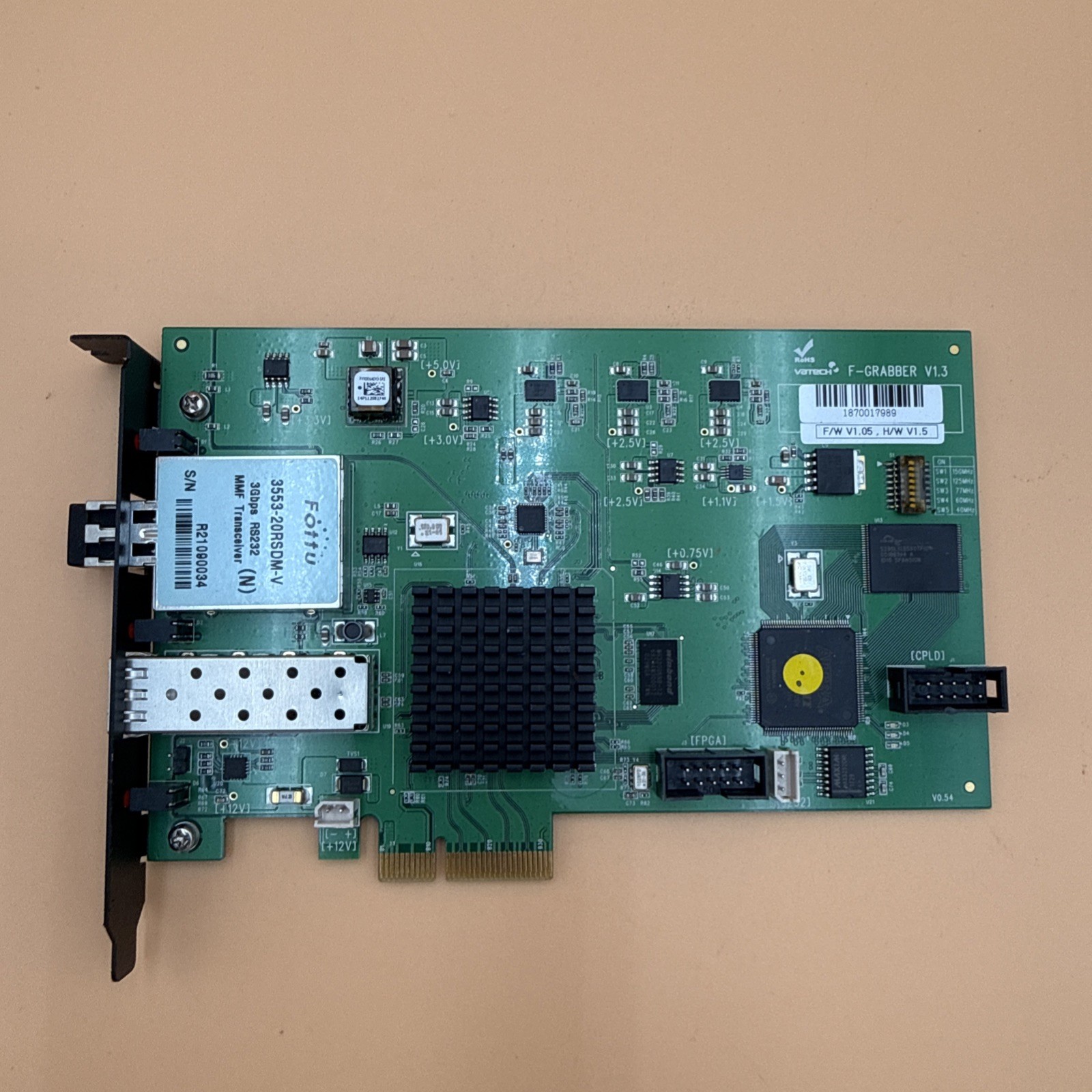 Vatech F-Grabber OCM2 V1.3 PCI Express Dental Vatech F-Grabber OCM2 V1.3 PCI Express Dental
