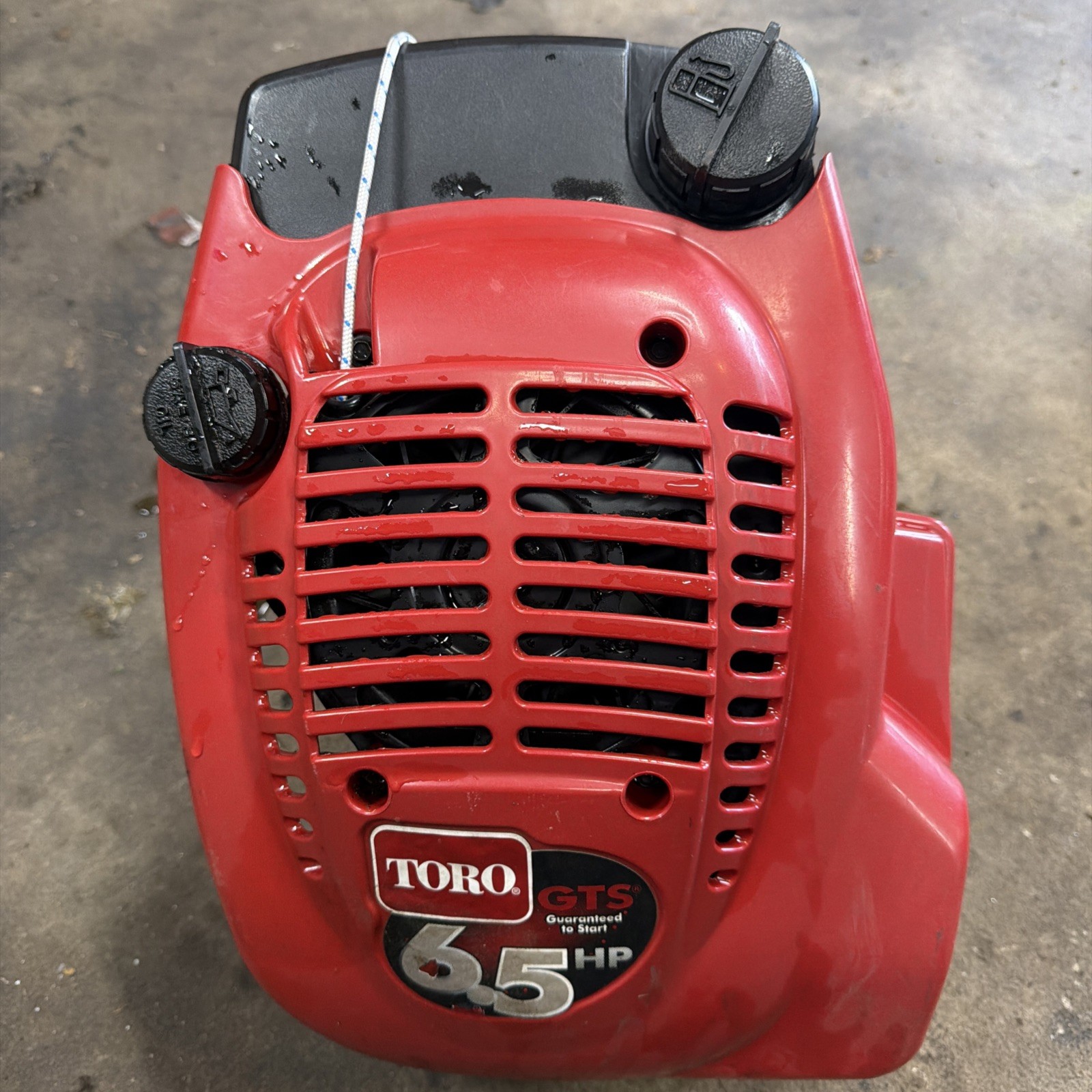 TORO RECYCLER GTS 6.5 HP COMPLETE ENGINE OEM TORO RECYCLER GTS 6.5 HP COMPLETE ENGINE OEM