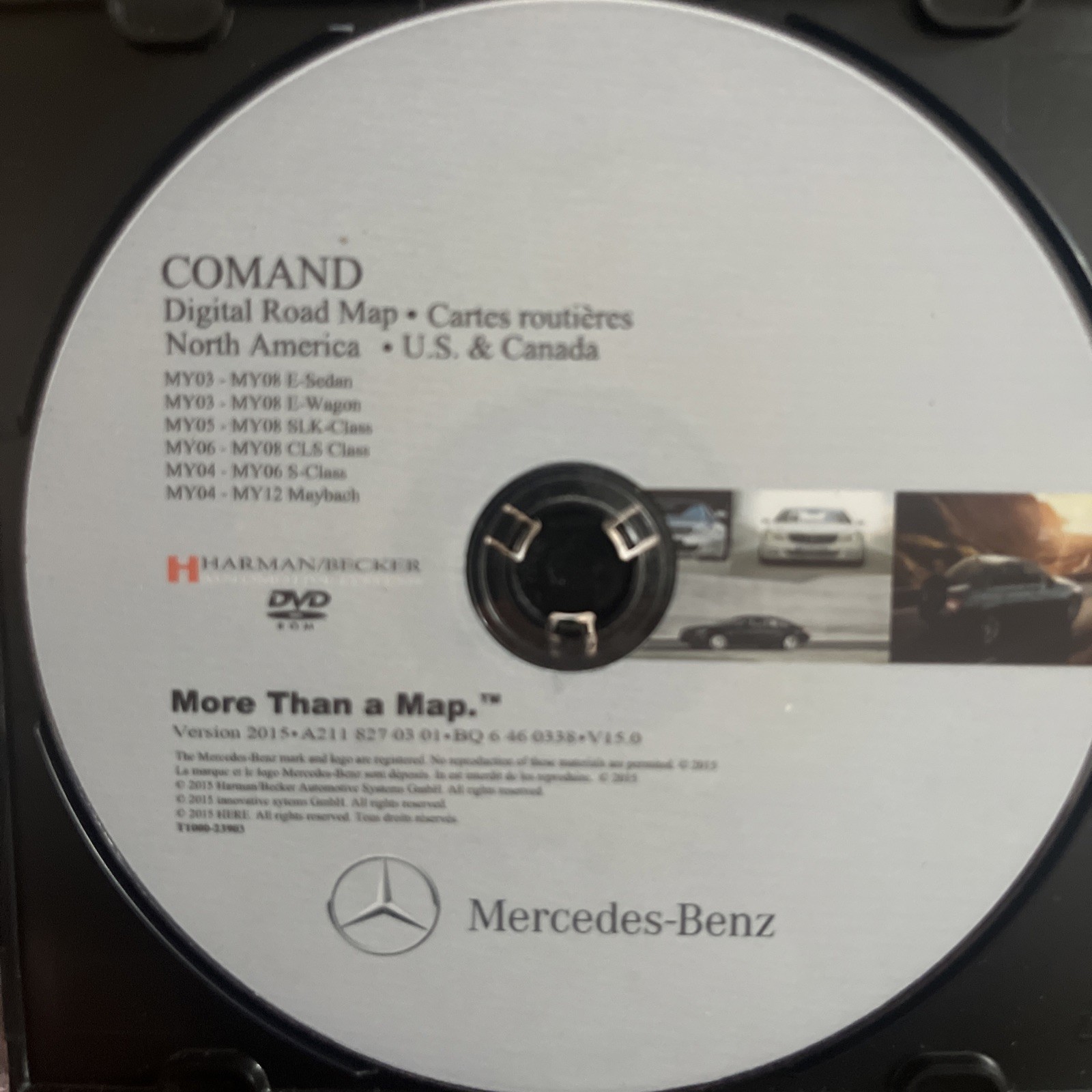 2006-2008 Mercedes CLS350 CLS500 CLS550 CLS55 63 Navigation DVD U.S CAN Map OEM