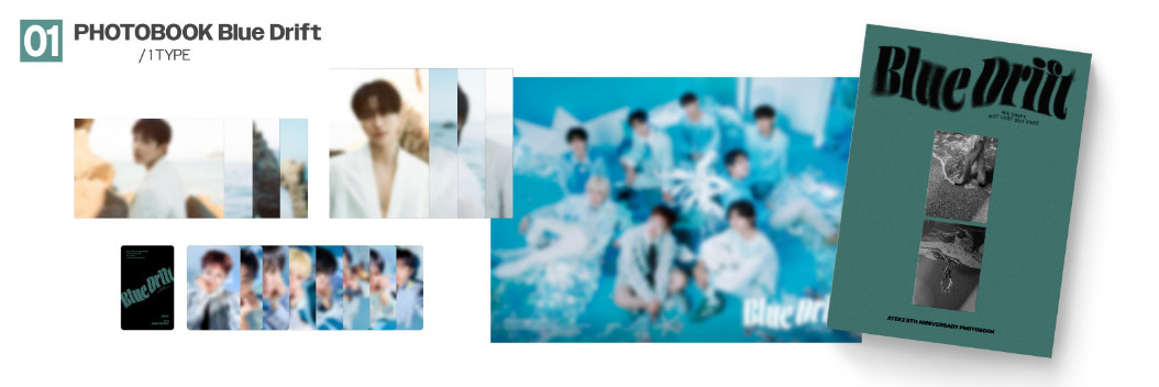 [OFFLINE] ATEEZ BLUEDRIFT 8th Anniversary Exhibition OFFICIAL MERCH + GIFT