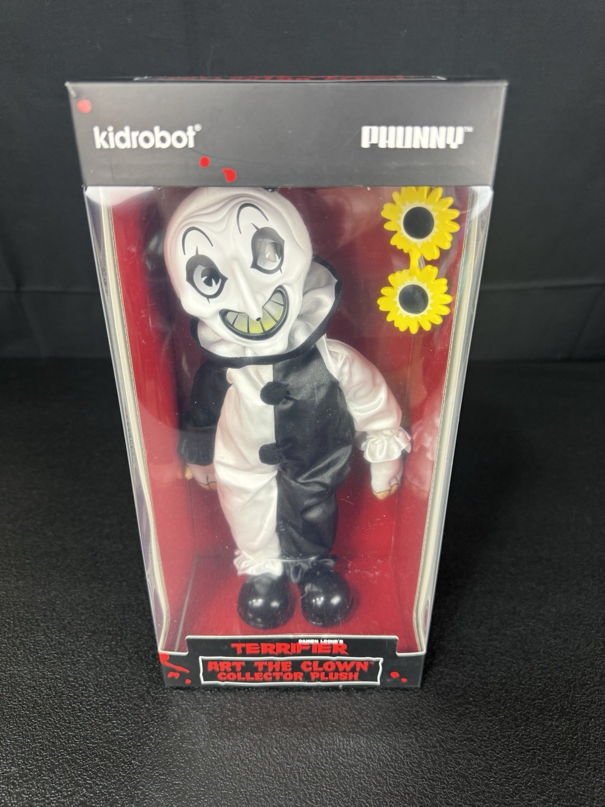 Kidrobot Terrifier 2 Art The Clown Collector Plush Doll - Posable (Rare) Kidrobot Terrifier 2 Art The Clown Collector Plush Doll - Posable (Rare)
