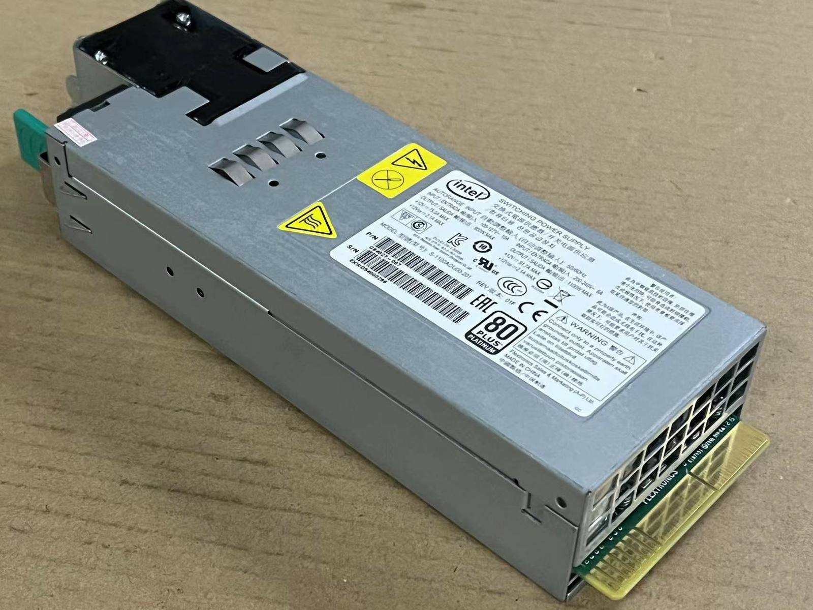 1PC For Intel 1100W Server Power Supply S-1100ADU00-201 G84027-007