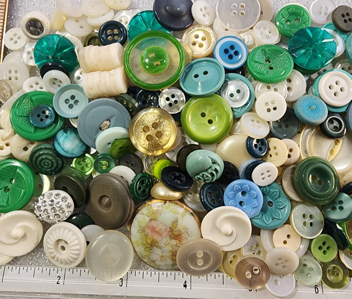250 Buttons - Mostly Vintage from Estate Collection - #13