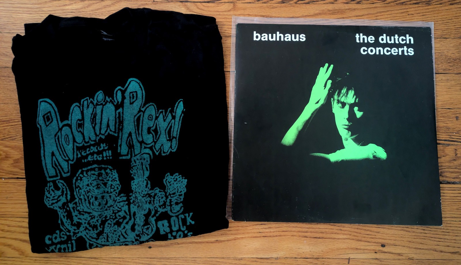Bauhaus - Dutch Concerts  1980 & 1981  (RaRe ORiG 1987 Red Vinyl LP) /w/ T-ShuRT
