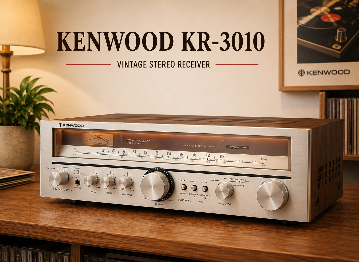 KENWOOD KR-3010 πRaReπ Vintage Stereo Receiver KENWOOD KR-3010 πRaReπ Vintage Stereo Receiver