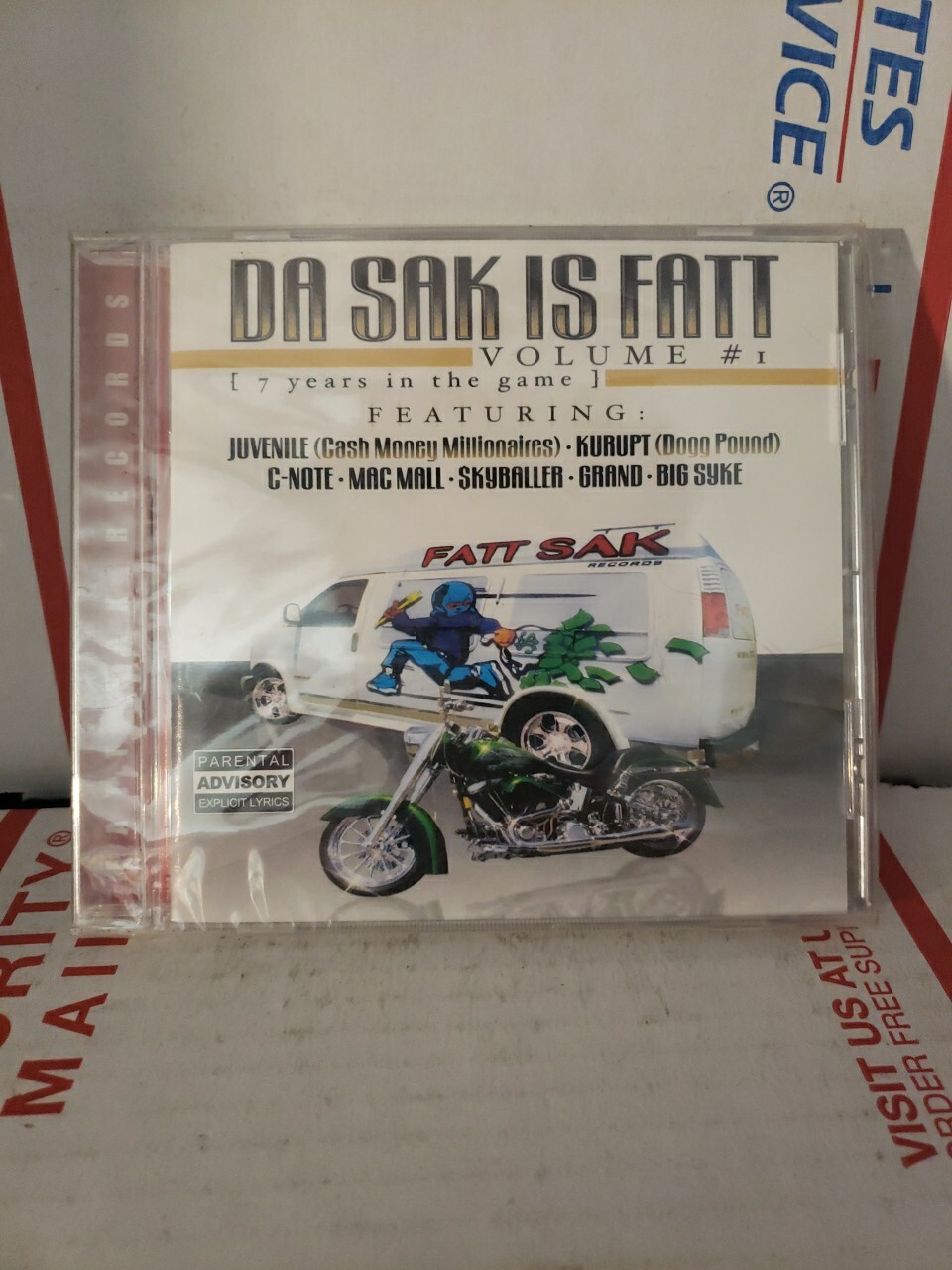 Da Sak is Fatt Vol. 1 Rap CD - 2 Disc Set - B-Legit Big Syke San Quinn Shelf177
