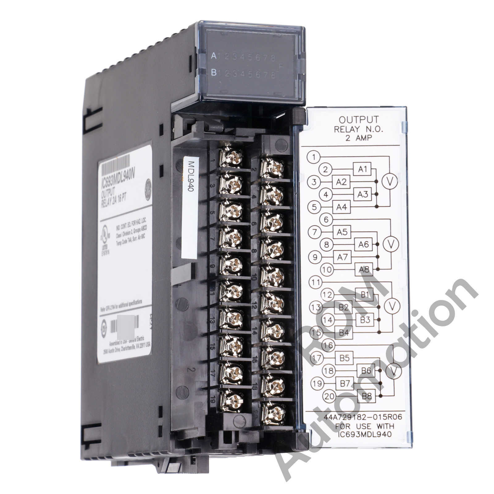 Surplus GE/Fanuc IC693MDL940N Emerson Output Relay 2A 16 PT Surplus GE/Fanuc IC693MDL940N Emerson Output Relay 2A 16 PT