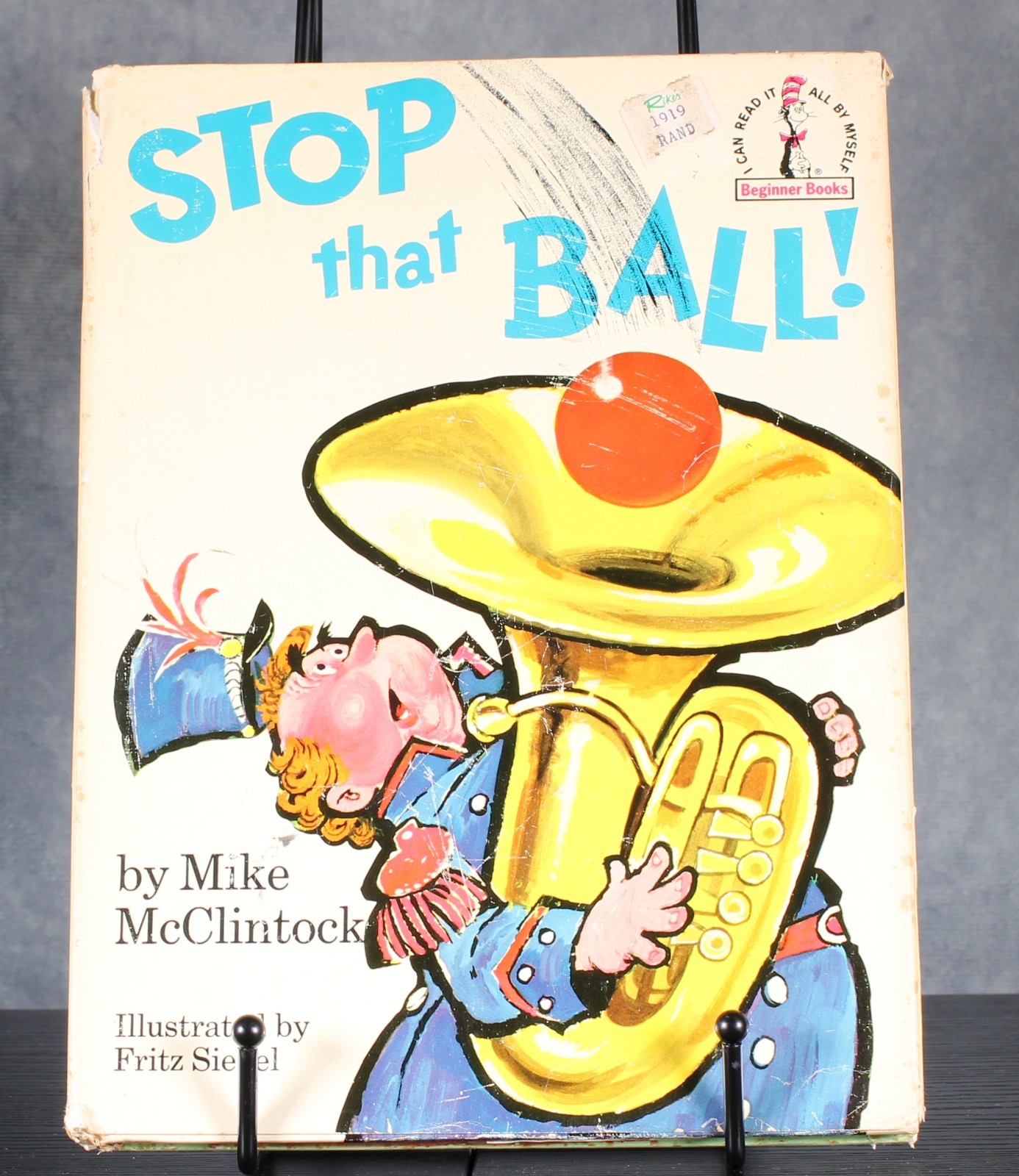 Stop that Ball Mike McClintock 1959 Vintage Hardcover Beginner Book w/ DJ RARE