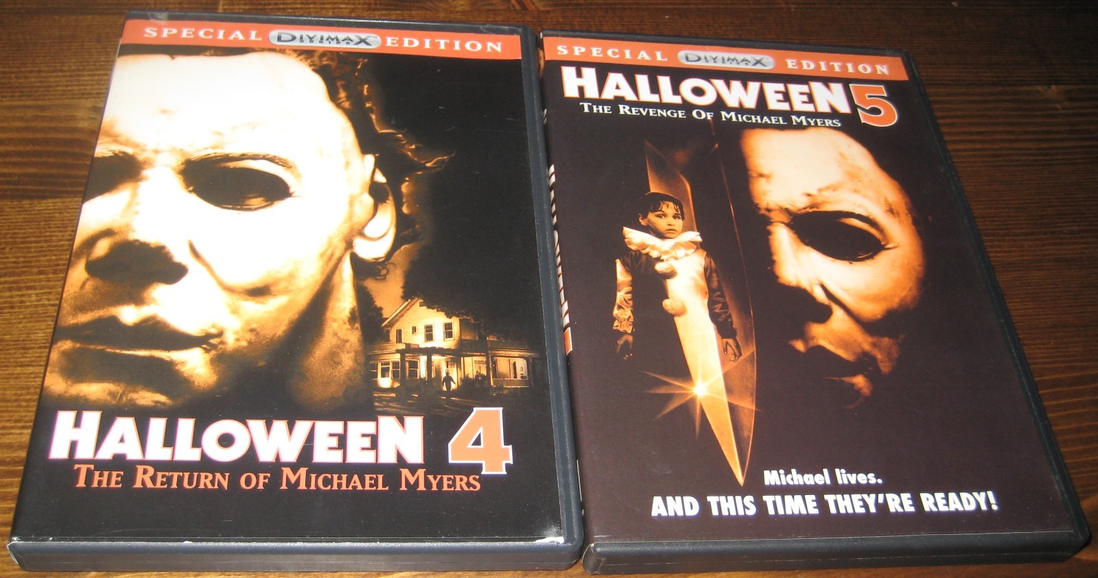 Halloween 4 + 5 DVD Special Divimax Edition USA Michael Myers OOP Anchor Bay