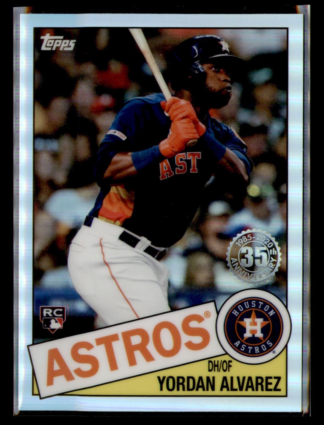 2020 Topps Chrome #85TC-4 Yordan Alvarez 1985 Topps Baseball 2020 Topps Chrome #85TC-4 Yordan Alvarez 1985 Topps Baseball