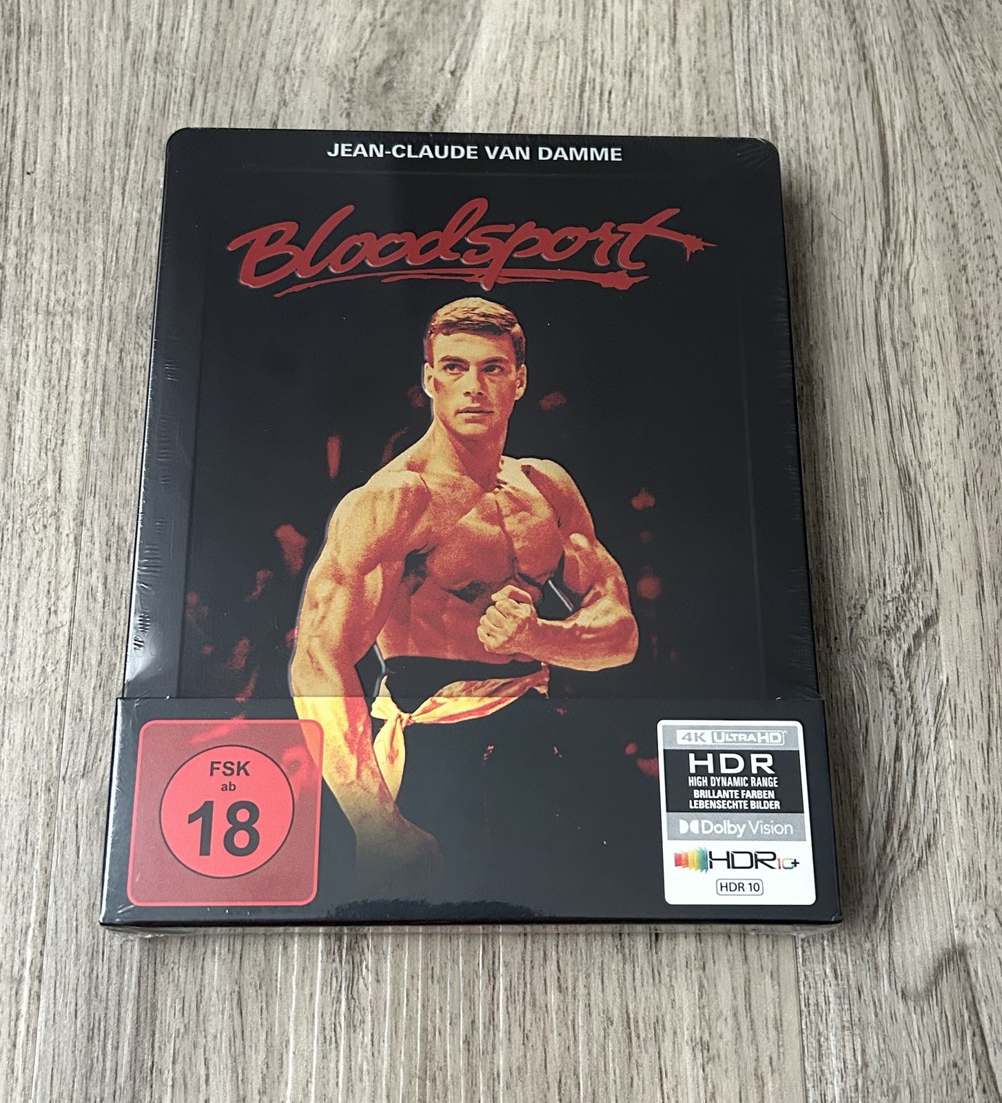 Bloodsport (1988) Steelbook (4K) (EURO IMPORT Region Free) W/Protective Sleeve